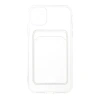 İphone 11 Kılıf Kart Şeffaf Silikon - Şeffaf
