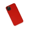 İphone 11 Pro Max Kılıf Nano İçi Kadife Silikon - Kırmızı