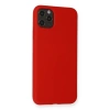 İphone 11 Pro Max Kılıf Nano İçi Kadife Silikon - Kırmızı