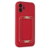 İphone 12 Kılıf Coco Elit Kapak - Kırmızı