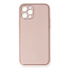 İphone 12 Pro Kılıf Coco Deri Silikon Kapak - Pembe