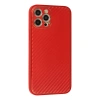 İphone 12 Pro Kılıf Coco Karbon Silikon - Kırmızı