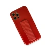İphone 12 Pro Kılıf Coco Karbon Standlı Kapak - Kırmızı