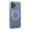 İphone 12 Pro Kılıf Jack Magneticsafe Lens Silikon - Sierra Blue
