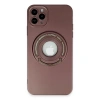 İphone 12 Pro Kılıf Lukka Magneticsafe Kapak - Kahverengi