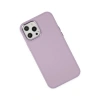 İphone 12 Pro Max Kılıf Asya Deri Silikon - Lila