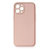 İphone 12 Pro Max Kılıf Coco Deri Silikon Kapak - Pembe