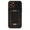 İphone 12 Pro Max Kılıf Coco Elit Kapak - Siyah
