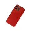 İphone 13 Pro Kılıf Coco Deri Silikon Kapak - Kırmızı