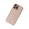 İphone 13 Pro Kılıf Coco Deri Silikon Kapak - Pudra