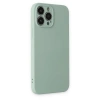İphone 13 Pro Max Kılıf Nano İçi Kadife Silikon - Su Yeşili