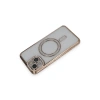 İphone 14 Kılıf Joke Simli Magneticsafe Kılıf - Gold