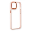 İphone 14 Plus Kılıf Dora Kapak - Pudra