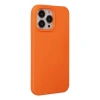 İphone 14 Pro Kılıf Nano İçi Kadife Silikon - Turuncu