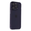 İphone 14 Pro Max Kılıf Luko Lens Silikon - Derin Mor