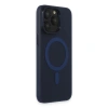 İphone 15 Pro Max Kılıf Lodos Magneticsafe Mat Kapak - Mavi