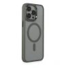 İphone 15 Pro Max Kılıf Room Magneticsafe Silikon - Gri