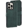 İphone 15 Pro Max Kılıf Trend S Plus Kapaklı Kılıf - Koyu Yeşil