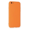 İphone 6 Kılıf Nano İçi Kadife Silikon - Turuncu