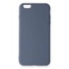 İphone 6 Plus Kılıf Nano İçi Kadife Silikon - Gri