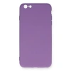 İphone 6 Plus Kılıf Nano İçi Kadife Silikon - Mor
