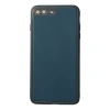 İphone 7 Plus Kılıf Coco Deri Silikon Kapak - Mavi