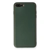 İphone 7 Plus Kılıf Coco Deri Silikon Kapak - Yeşil