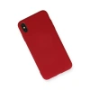 İphone X Kılıf Nano İçi Kadife Silikon - Kırmızı