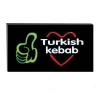 Işıklı Tak Çalıştır Hazır Tabela Turkish Kebap