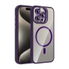 Joko Apple İphone 14 Pro Max Remim Lensli Magsafe Standlı Kapak - Derin Mor