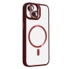 Joko Apple İphone 15 Plus Remim Lensli Magsafe Standlı Kapak - Bordo