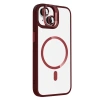 Joko Apple İphone 15 Plus Remim Lensli Magsafe Standlı Kapak - Bordo