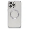 Joko Apple İphone 15 Pro Max Kılıf Metal Bumper Magneticsafe Kapak - Gri