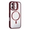Joko Apple İphone 16 Plus Remim Lensli Magsafe Standlı Kapak - Bordo