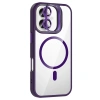 Joko Apple İphone 16 Plus Remim Lensli Magsafe Standlı Kapak - Derin Mor