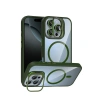 Joko Apple İphone 16 Pro Max Remim Lensli Magsafe Standlı Kapak - Koyu Yeşil