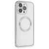 Joko İphone 15 Pro Max Kılıf Metal Bumper Magneticsafe Kapak - Gri