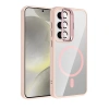 Joko Samsung Galaxy S25 Remim Lensli Magsafe Standlı Kapak - Pembe