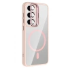Joko Samsung Galaxy S25 Remim Lensli Magsafe Standlı Kapak - Pembe
