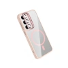Joko Samsung Galaxy S25 Remim Lensli Magsafe Standlı Kapak - Pembe