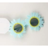 Mavi Renk Papatya Şekilli Parti Gözlüğü 18x10 Cm