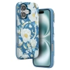Onegif Apple İphone 16 Flower Series Magsafe Kapak - Mavi
