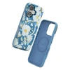Onegif Apple İphone 16 Flower Series Magsafe Kapak - Mavi