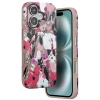 Onegif Apple İphone 16 Flower Series Magsafe Kapak - Pembe
