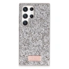 Onegif Samsung Galaxy S23 Ultra Bright Simli Kapak - Gümüş