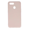 Oppo A12 Kılıf Nano İçi Kadife Silikon - Pudra