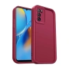 Oppo A16 Kılıf Viera Silikon - Bordo