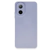 Oppo A38 Kılıf Nano İçi Kadife Silikon - Lila