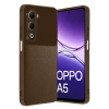 Oppo A5 4g Auto Focus Karbon Kapak - Kahverengi