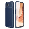 Oppo A73 Kılıf Auto Focus Karbon Kapak - Lacivert